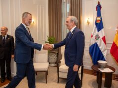 Presidente Abinader y rey de España se reunieron esta tarde por espacio de una hora en el Palacio Nacional