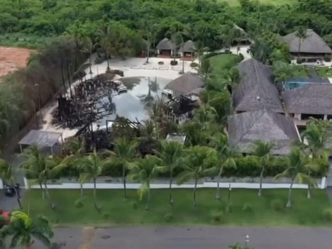 Así quedó la villa de Marc Anthony en Casa de Campo tras incendio