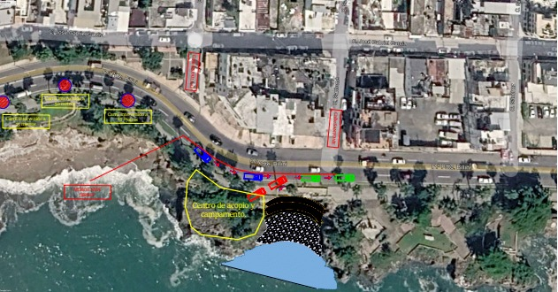 MOPC interviene en Paseo Presidente Billini para fortalecer seguridad vial