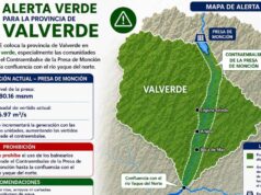 Emiten alerta verde para la provincia Valverde y prohíben uso de balnearios por caudal de presa