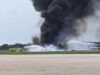 Un avión se accidenta en La Romana